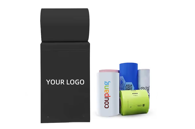 roll bags,Pre-opened rolled bags,Customizable, explosion-proof edge, tightly sealed edge, resistant to pulling, pre opened, Courier Bag, Continuous Roll Bags