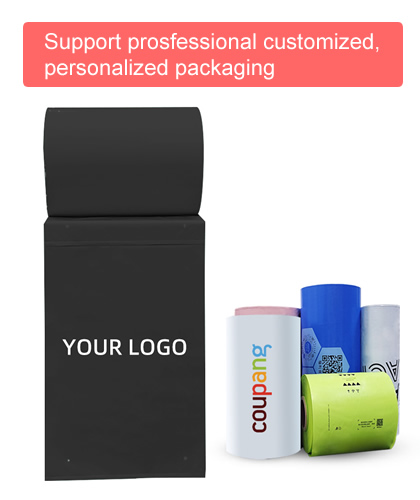 Continuous roll courier bags wholesale e-commerce continuous roll courier clothing packing for mailing packing machine courier