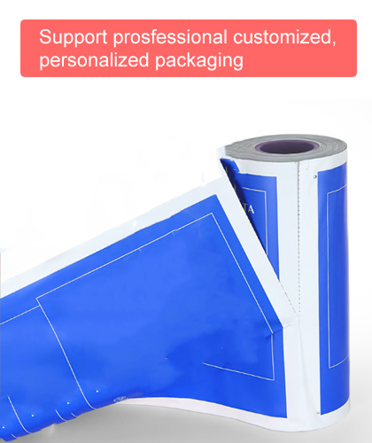 Auto for electric business automatic packing machine with roll mailing bag 28*42cm pre-opening point break type rolls bags